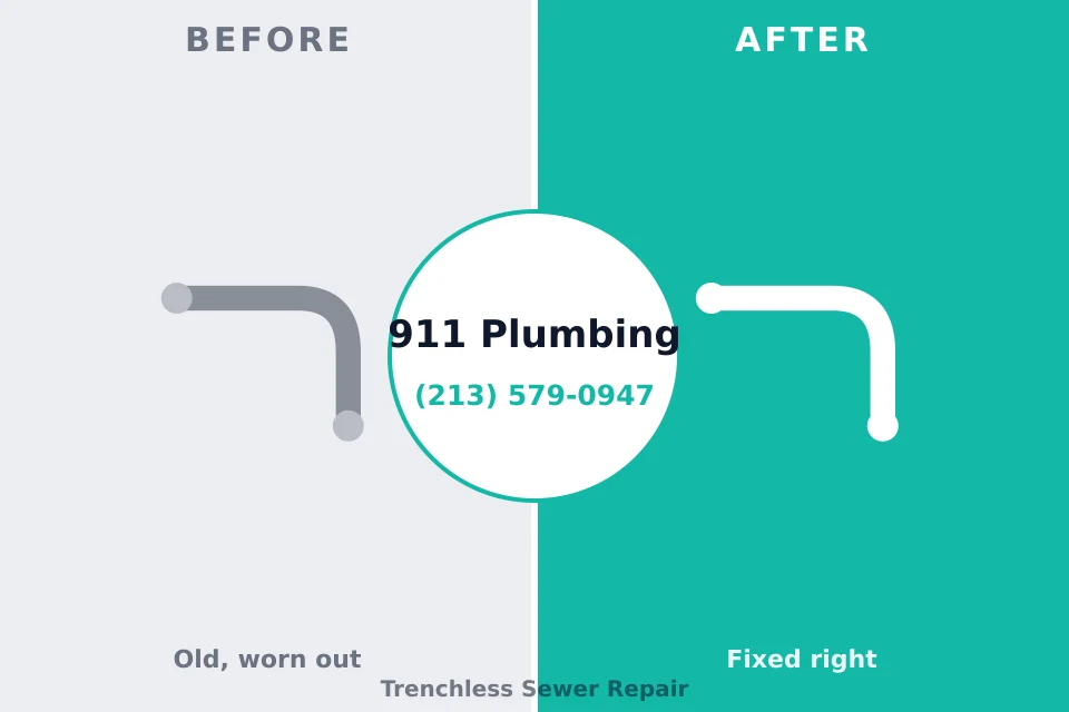 Before and after: plumbing company Solon, IA